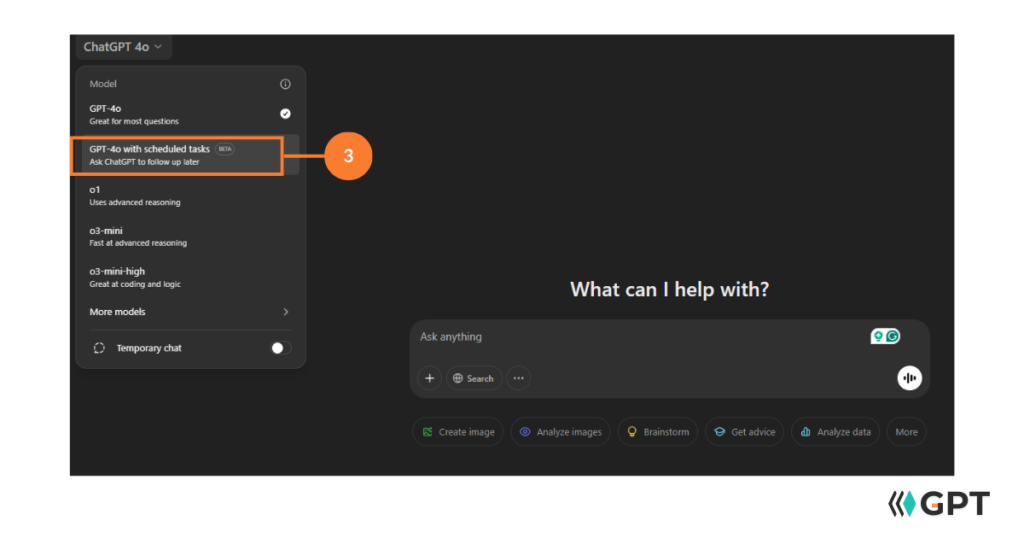 ขั้นตอนการใช้ Scheduled Tasks ใน ChatGPT อย่างถูกต้อง
